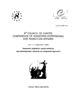 Final Declaration of the 8th Council of Europe Conference of ministers responsible for migration affairs