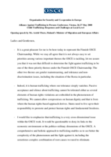 Opening speech by Astrid Thors, Finnish Minister of Migration and European Affairs