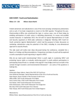 Side Event: Youth and Radicalization
