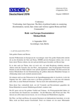 Rede von Europa-Staatsminister Michael Roth