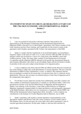 Statement by Spain