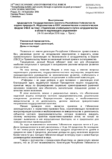 Opening statement by Uzbekistan 