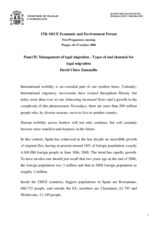 Contribution by Mr. David Chici Zamanillo, Senior Advisor to the Secretary of State for Immigration, Ministry of Labour and Immigration