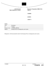 European Pact on Immigration and Asylum