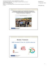 Presentation by Mr. Jan Lueneburg, Head of Democratization Department