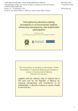 Presentation by Ms. Olga Zakharova, Manager