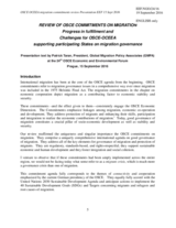 Presentation Text by Mr. Patrick Taran, President, GMPA