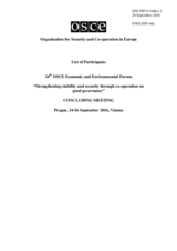 List of Participants