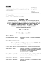 Décision No 1081 du Conseil permanent