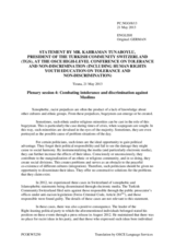 Statement by Mr. Kahraman Tunaboylu, President