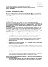 Statement by Ms. Joyce Hamilton, Member of the Executive Board