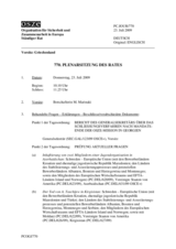 Journal of the 770th Plenary Meeting of the Permanent Council (de)