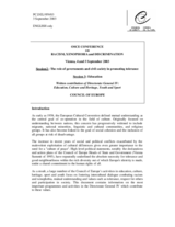 Contribution by the Council of Europe, sessions 2 and 3