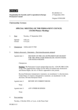 Journal of the 1113th Special Plenary Meeting of the Permanent Council