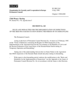 Permanent Council Decision No. 242