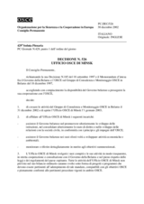 Permanent Council Decision No. 526 (it)