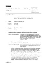 Journal der 1114. Plenarsitzung des Ständigen Rates 