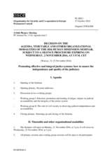 Permanent Council Decision