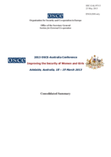 Consolidated Summary 2013 OSCE-Australia Conference