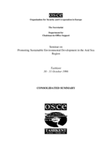 OSCE seminar on promoting sustainable environmental development in the Aral Sea region