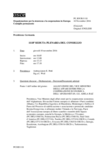 Giornale della 1118a Seduta plenaria del Consiglio permanente