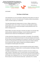 Contribution of the NGO "Women Without Borders"