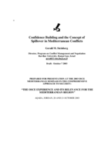 Statement by Gerald M. Steinberg, Bar-Ilan University, Israel, 2003 Mediterranean Seminar Statement by Gerald M. Steinberg, Bar-Ilan University, Israel, 2003 Mediterranean Seminar