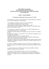 Statement by Ambassador Yves Doutriaux, delegation of France with the OSCE (fr)