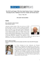 Speakers' Biographies