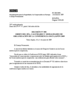 Permanent Council Decision No. 890 (es)