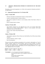 Side events for participants, 2003 OSCE Mediterranean Seminar