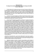 9th meeting of the Co-ordination Group between the Council of Europe and the OSCE