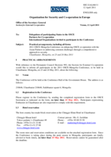 Practical arrangements