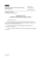 Permanent Council Decision No. 1225