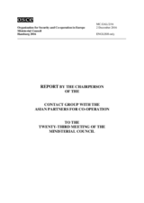 Report by the Chairperson of the Contact Group the the Asian Partners for Co-operation