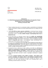 Statement by H.E Witold Jan Waszczykowski Minister for Foreign Affairs