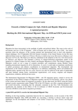 Draft Agenda: Towards a Global Compact for Safe, Orderly and Regular Migration