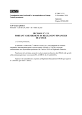 Décision No 1225 du Conseil permanent