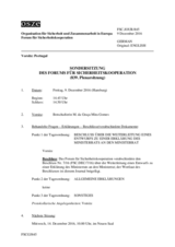 Journal der 839. Sondersitzung des Forums