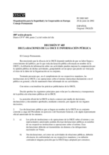 Permanent Council Decision No. 485 (es)