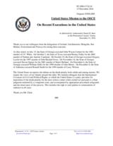 Statement by the Delegation of the United States of America in response to the statement by the Delegation of Norway on the death penalty in the United States of America