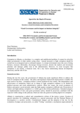 Statement by Amb. Bernd Borchardt, Head