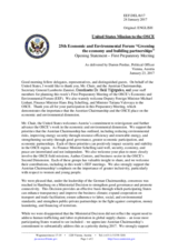 Statement by Mr. Darren Perdue, Political Officer