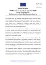 Statement by the Maltese EU Presidency in response to the presentations by Ms. Z. Busic, Ambassador S. Miculescu, and by Ambassador H. Berk