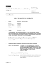 Journal der 1128. Plenarsitzung des Ständigen Rates 