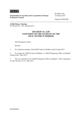 Permanent Council Decision No. 1238