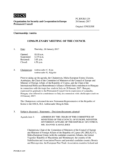 Journal of the 1129th Plenary Meeting of the Permanent Council