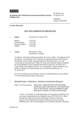 Journal der 1129. Plenarsitzung des Ständigen Rates 