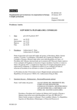 Giornale della 1129a Seduta plenaria del Consiglio permanente