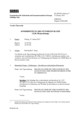 Journal der 1130. Sondersitzung des Ständigen Rates